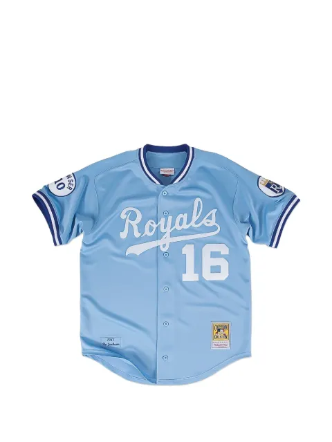 Mitchell & Ness x MLB Bo Jackson Road 1987 Kansas City Royals top Blue AJY1GS18278KCRLTBL87BJA