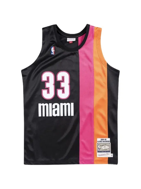 Mitchell & Ness x NBA Alonzo Mourning 2005-06 Miami Heat Alternate top Black AJY4EL18032MHEBLCK05AMO