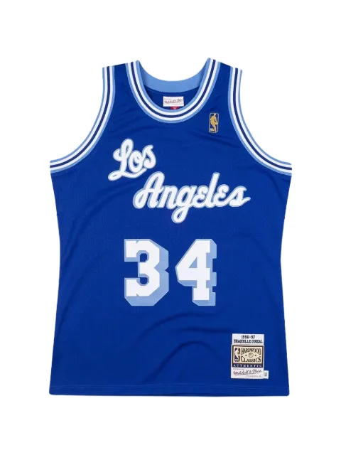 Mitchell & Ness NBA Shaquille O'Neal "1996 Los Angeles Lakers" jersey vest Blue AJY4CP19140LALROYA96SON