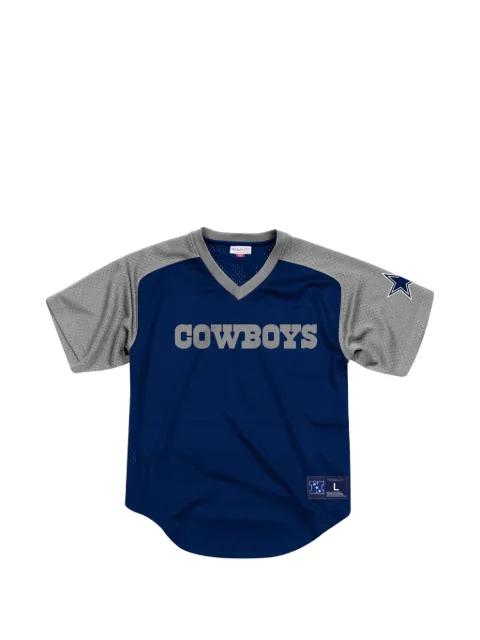 Mitchell & Ness Dallas Cowboys Final Second V-neck T-shirt Blue FA87OPDCOAK9A