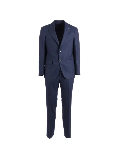 L.B.M. 1911 single-breasted suit Blue 341443536