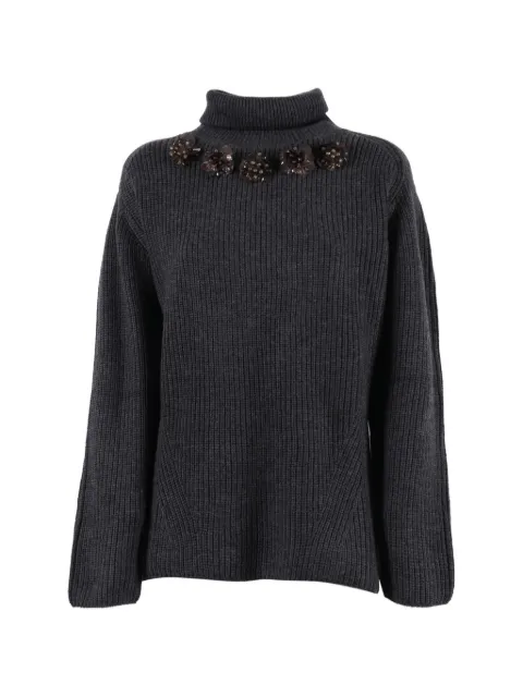 P.A.R.O.S.H. roll-neck seater Grey LADYBLUMD512950R