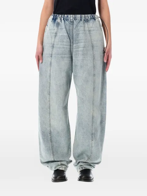 Haikure elastic-waistband jeans Blue HEW03361DF144