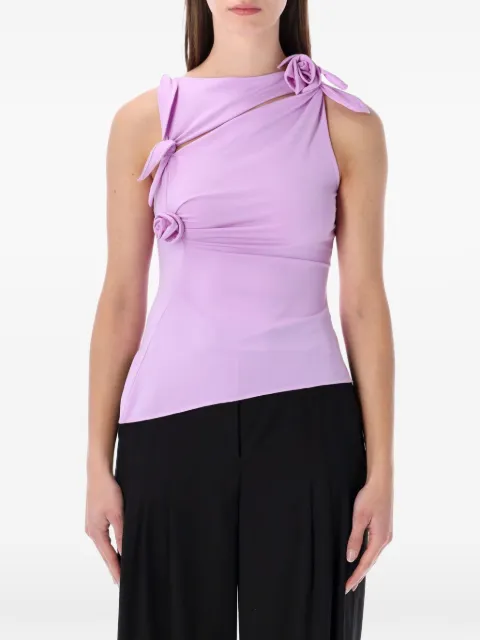 Coperni floral-knot top Purple COPT76F5021