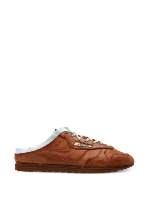 Autry Windspin leather slip-on sneakers Brown UVLWHV01