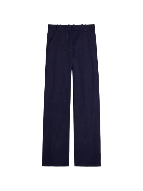 Veronica Beard Crue seam detail trousers Blue 2512NV2660850