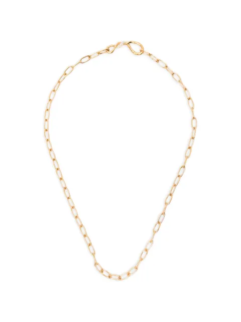 Missoma molten snow paperclip chain necklace Gold MTGN2CZ