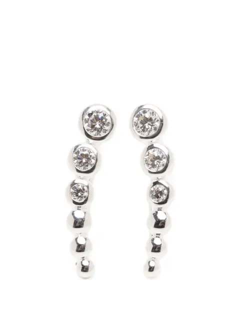 Missoma tennis climber stud earrings Silver GUSE21CZ
