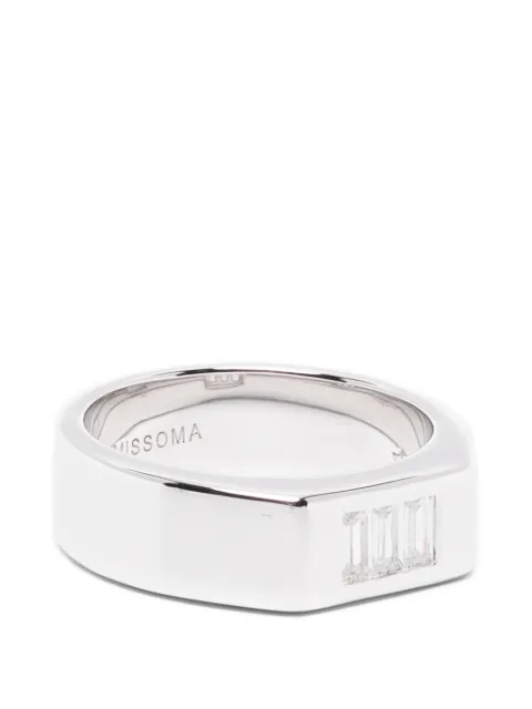 Missoma x Lucy Williams chunky ring Silver LW25SR3CZ