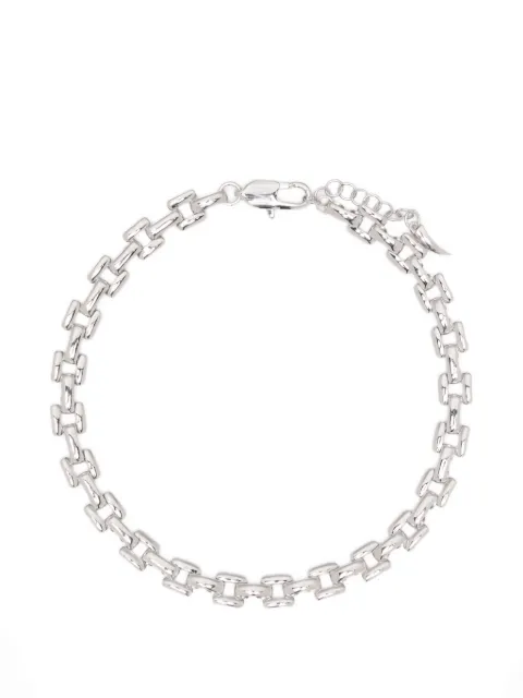 Missoma Timepiece link-chain bracelet Silver YNSB10NS