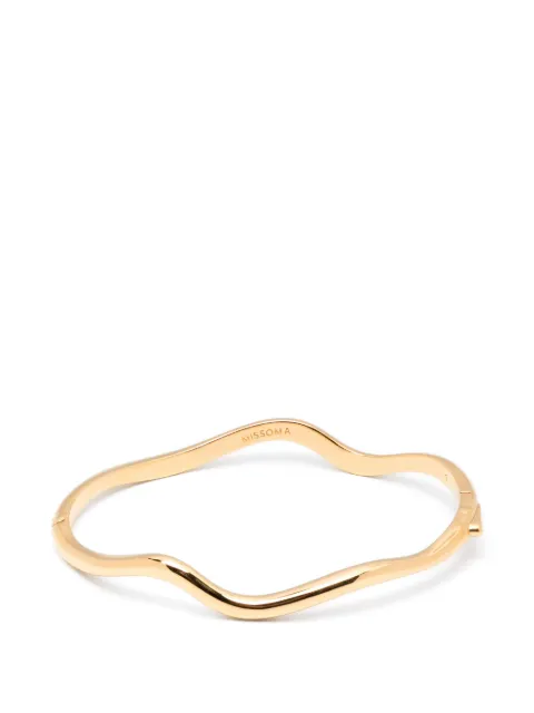 Missoma Molten Classic hinged bangle Gold MTGB2NS