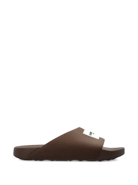 Givenchy logo-detail slides Brown BH302MH1XL