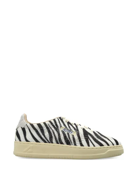 Autry zebra-print sneakers White EKLWAF04