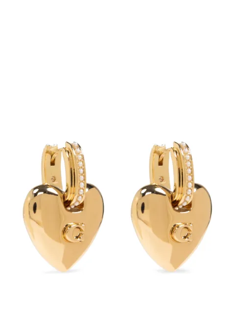 Coach heart embellished earrings Gold 37557565GLD