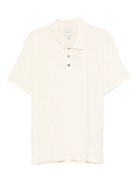 Calvin Klein logo-jacquard polo shirt Neutrals LV04LE203GYAC