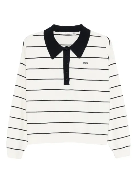 Gestuz GZtaige striped polo top White 10910829
