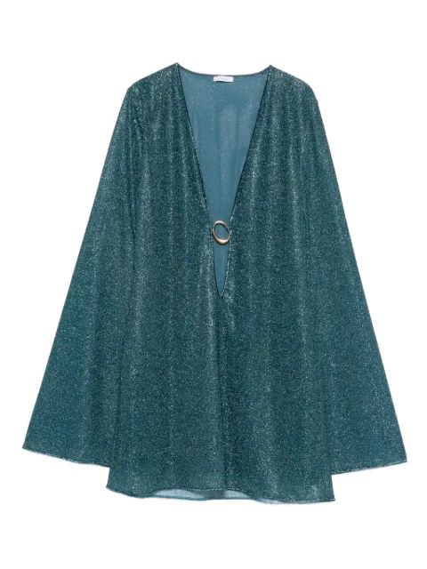 Oséree flared-sleeve mini beach dress Green LYF246