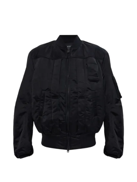 Y-3 logo-print bomber jacket Black KG0197