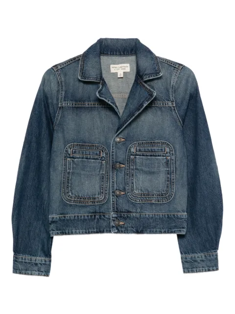 Nili Lotan patch-pocket denim jacket Blue 13395W1451