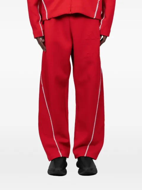 adidas x Arte Antwerp embossed-trim track pants Red KC9596