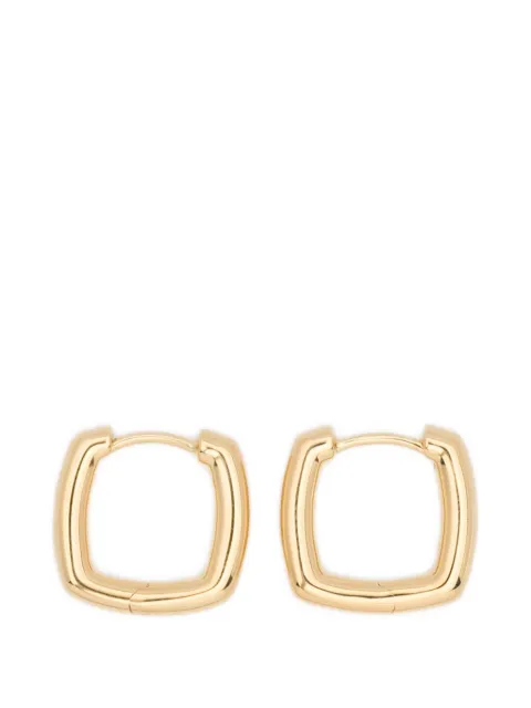Tom Wood small Frame square hoop earrings Gold 101535