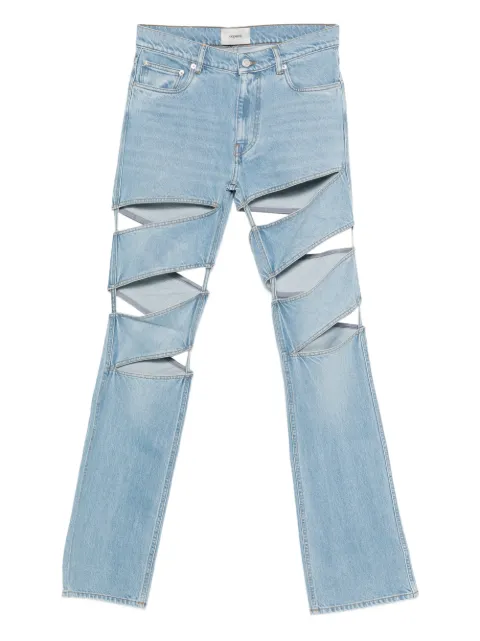 Coperni cut-out jeans Blue COPP169F2054BLU