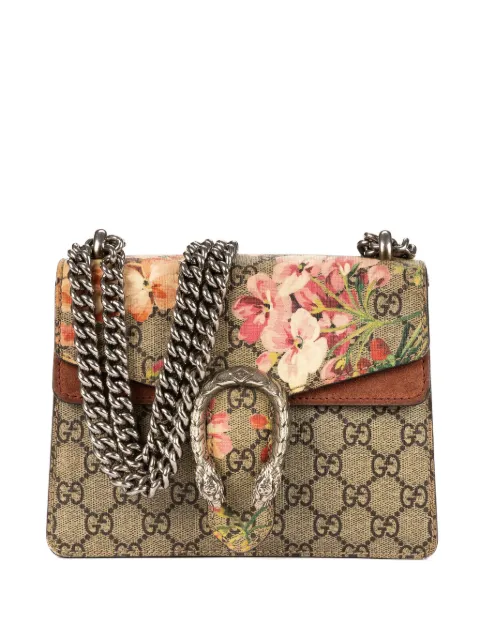 Gucci Pre-Owned floral print chain bag Neutrals 421970520981
