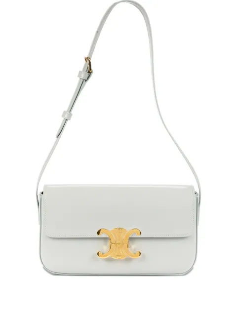 Celine Pre-Owned Teen Triomphe triple lock shoulder bag Blue FCU1284