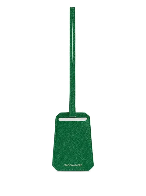 MAISON de SABRÉ leather luggage tag Green LUTA