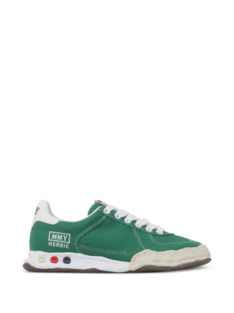 Maison MIHARA YASUHIRO Herbie canvas sneakers Green A15FW736CLGREEN