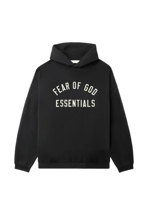 FEAR OF GOD ESSENTIALS logo hoodie Black 192AS256571F