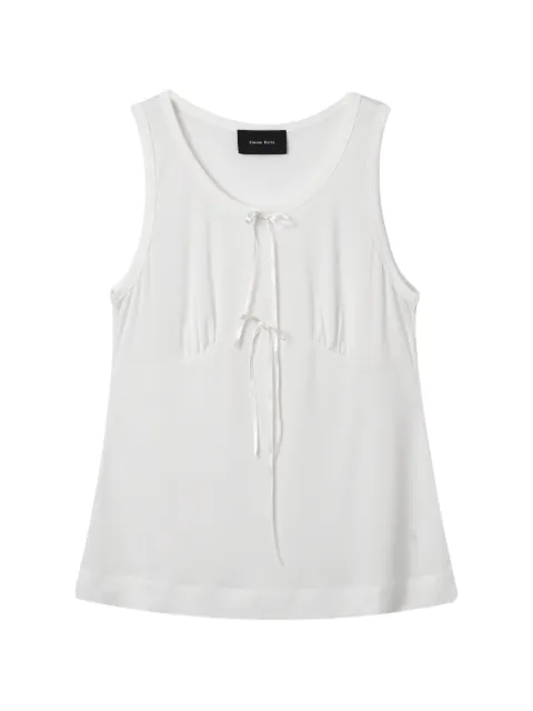 Simone Rocha tie-detail tank top White 54090571