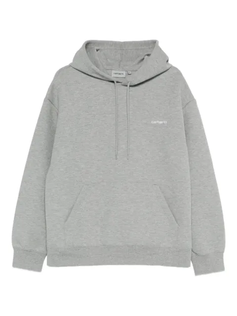 Carhartt WIP Alda logo-embroidered hoodie Grey I036055
