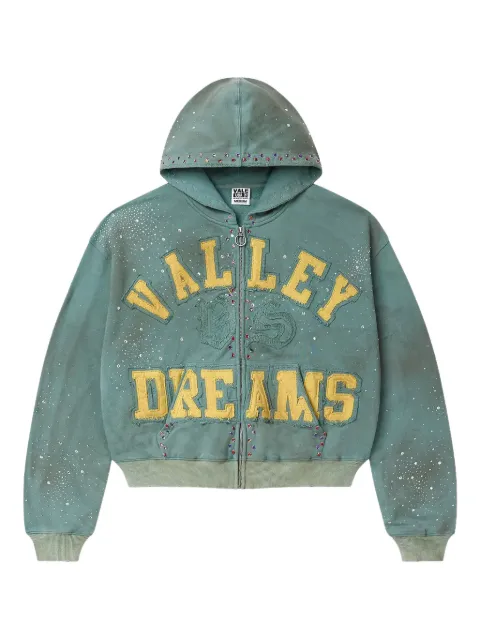 Vale Bank zip-up hoodie Green 10066183