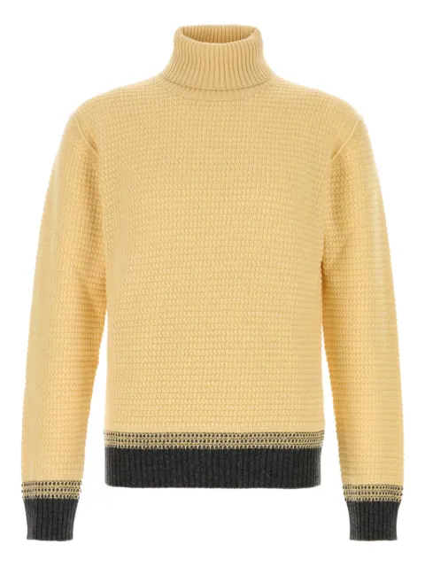 Zegna roll-neck cashmere sweater Yellow RUGK73A2120