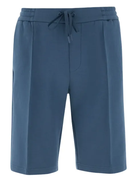 Boggi Milano bermuda shorts in lightweight cotton blend scuba Blue BO26P082802