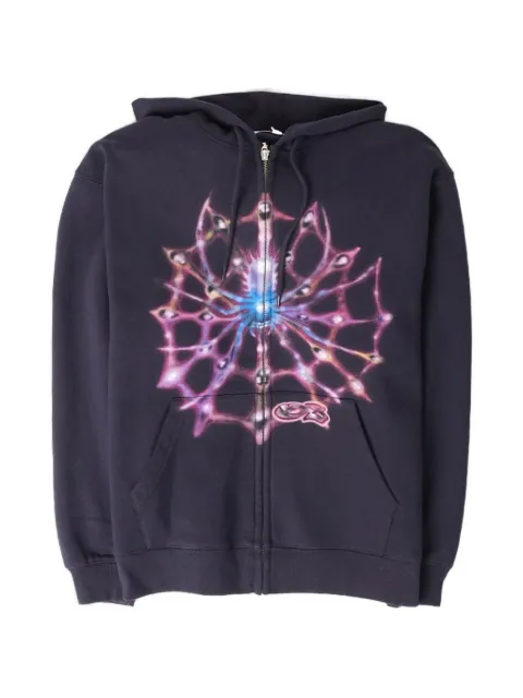 YARDSALE graphic-print hoodie Blue PN28125