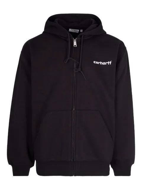Carhartt WIP Archive Lines logo-print hoodie Black I03601389XX