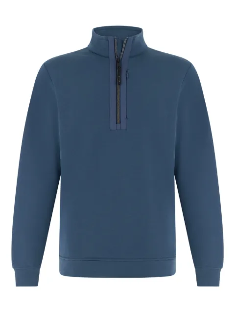 Boggi Milano half-zip scuba sweatshirt Blue BO26P070501