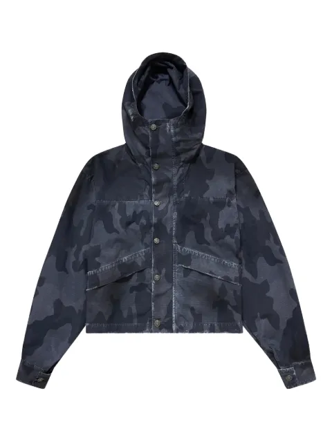 424 cropped camouflage parka Grey FFF5MJ39APTF001C99