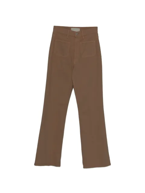 MOTHER patch pocket bookie trousers Neutrals 11325544