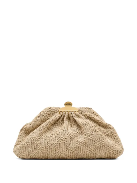 Marc Jacobs medium The Summer Glam woven clutch bag Neutrals 2S6HCL004H02255