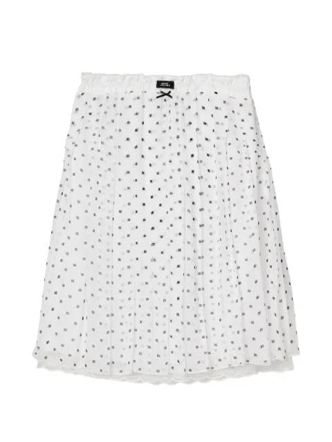 Marc Jacobs lace-detail midi skirt White 2S6RSK001W36101