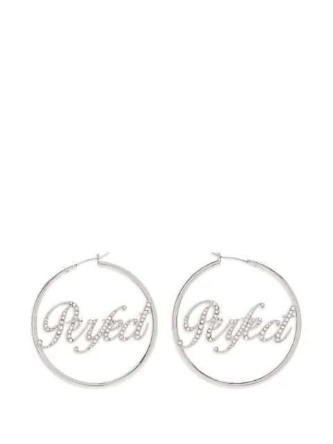 Marc Jacobs crystal-embellished hoop earrings Silver 2S6JER001J02059