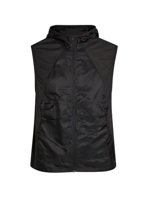 Hiking Patrol hooded zip-up gilet Black SS26008A