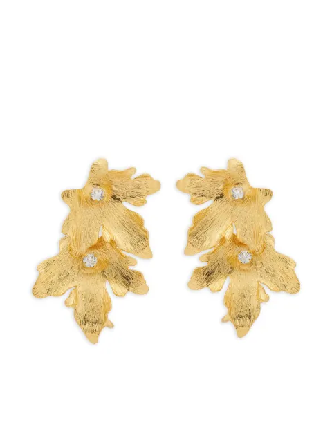 Lynyer Mystic leaf earrings Gold LYNMYSVINEECUF