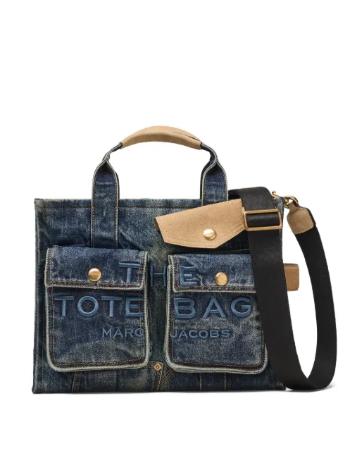 Marc Jacobs The denim suede medium cargo Tote Bag Blue 2S6HTT006H02427