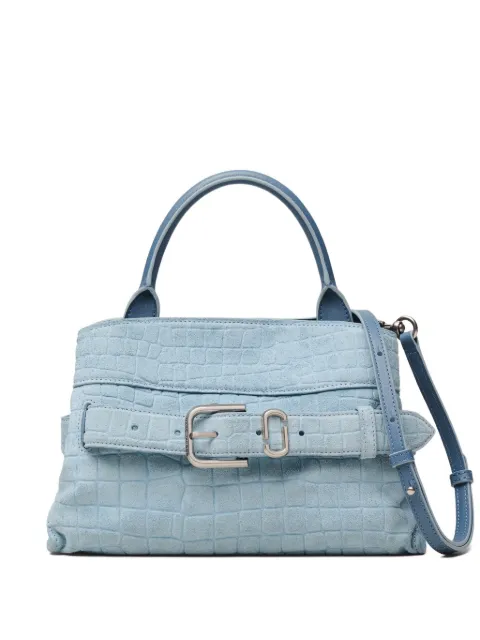 Marc Jacobs small The Suede Croc Dakota tote bag Blue 2S6HSC013H01451