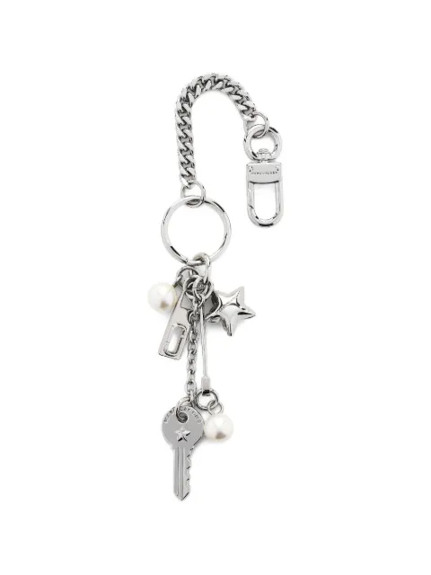 Marc Jacobs grommet pearl metal bag charm Silver 2S6SCH009S02042