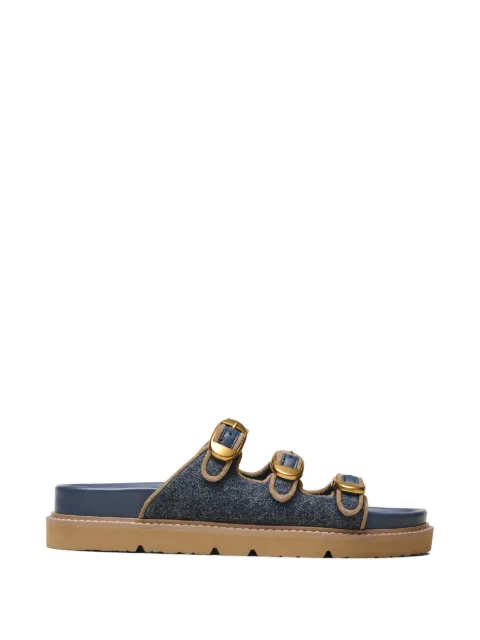 Marc Jacobs The Kiki buckle-detail sandals Blue 2S6FFS001F34427
